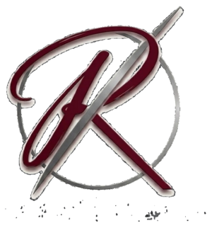 Redline Tactix logo — script R with a silver slash